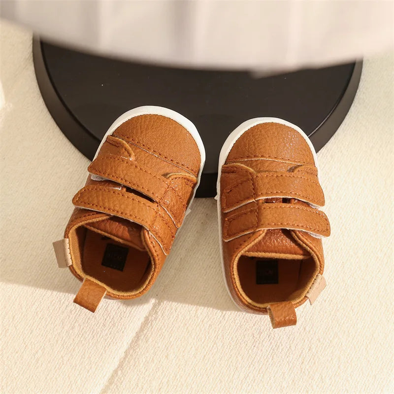 Baby Soft Soled PU Walking Shoes