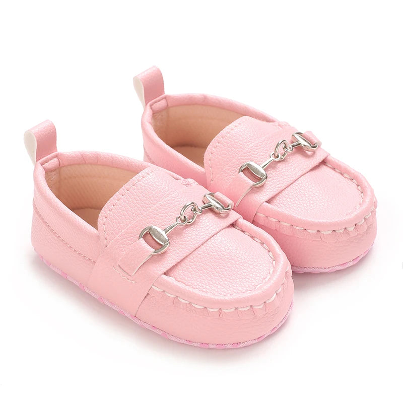 Baby Soft Bottom PU Bean Shoes