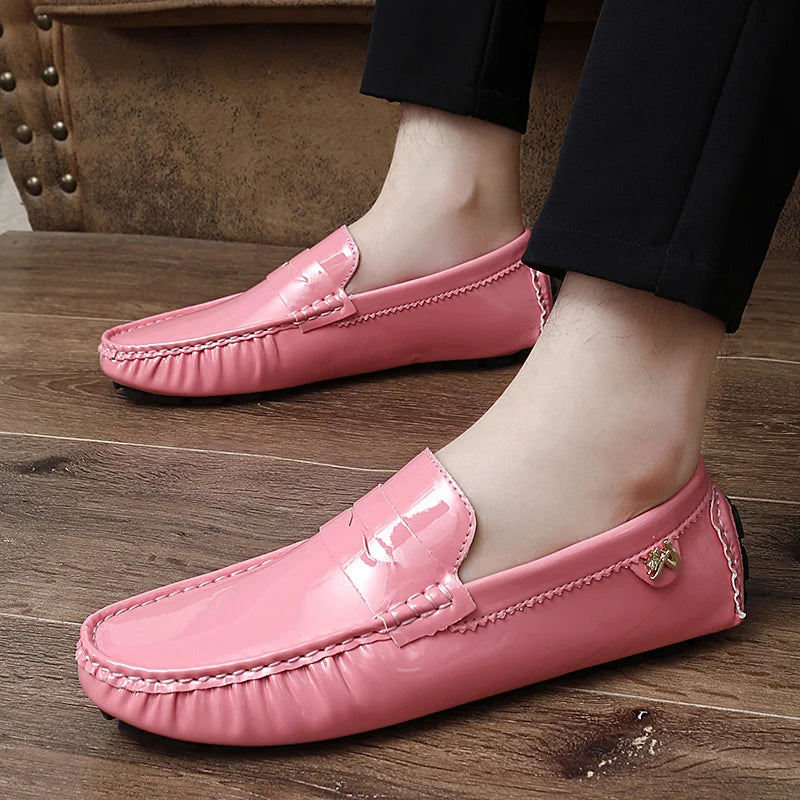 Women's Patent Leather Slip-On Loafers