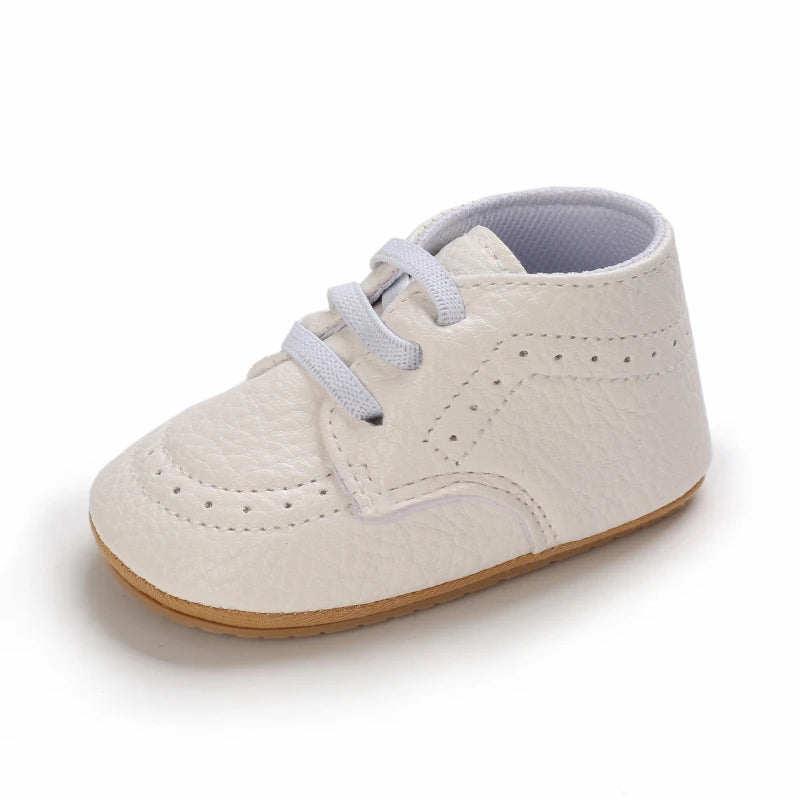 Baby Retro PU Leather First Walkers