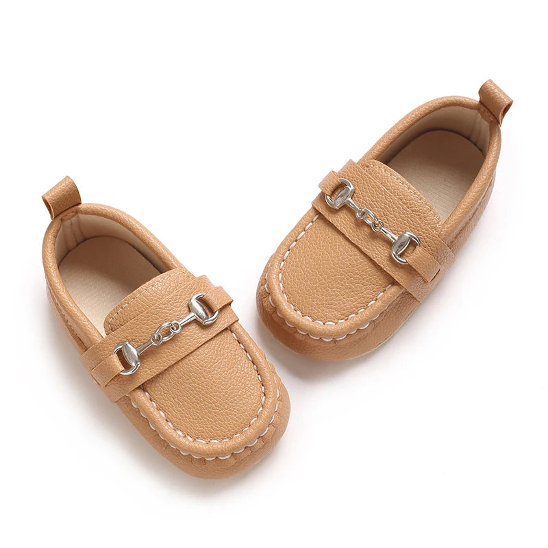 Baby Soft Bottom PU Bean Shoes