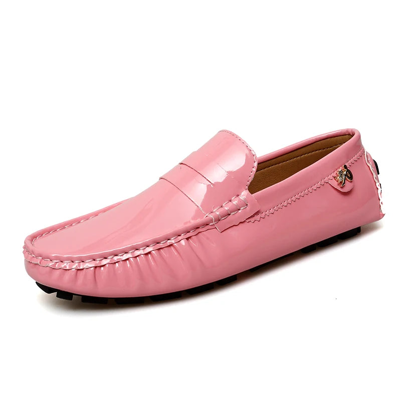 Women's Patent Leather Slip-On Loafers