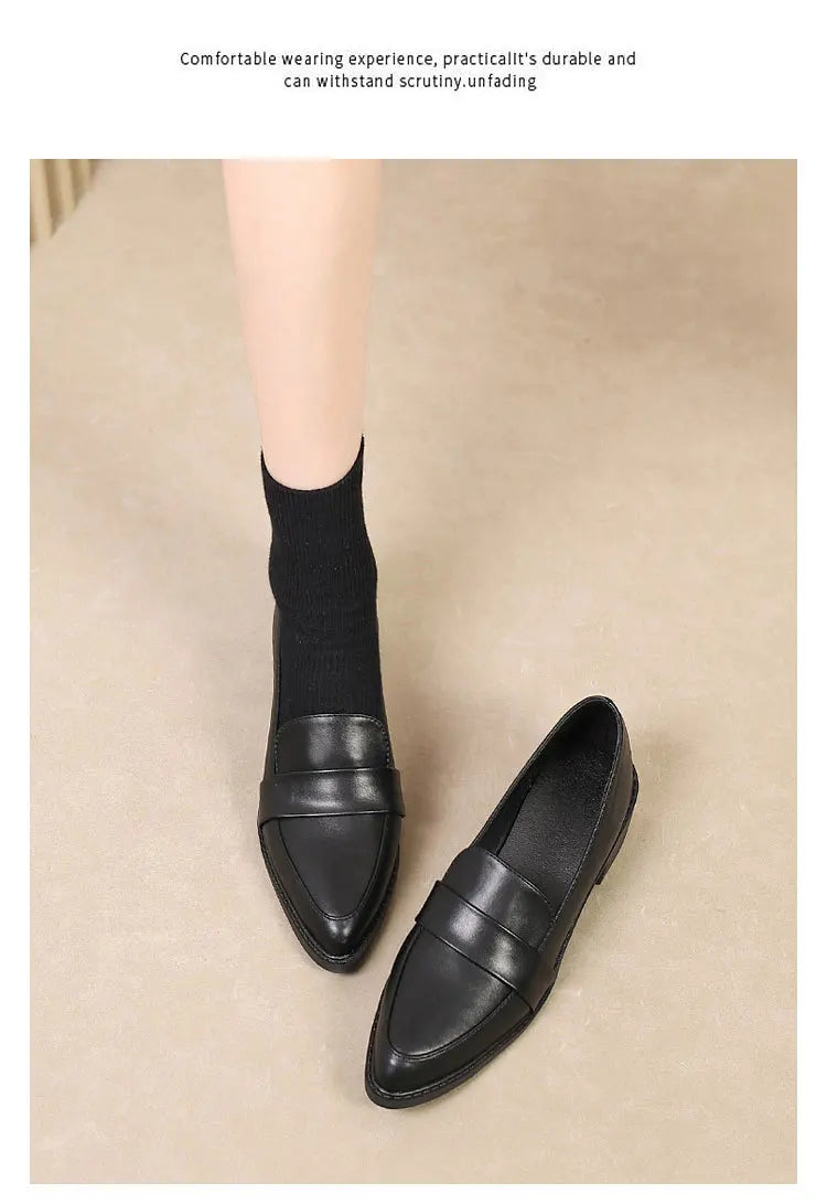 Women's Black Patent Leather Work Loafers
