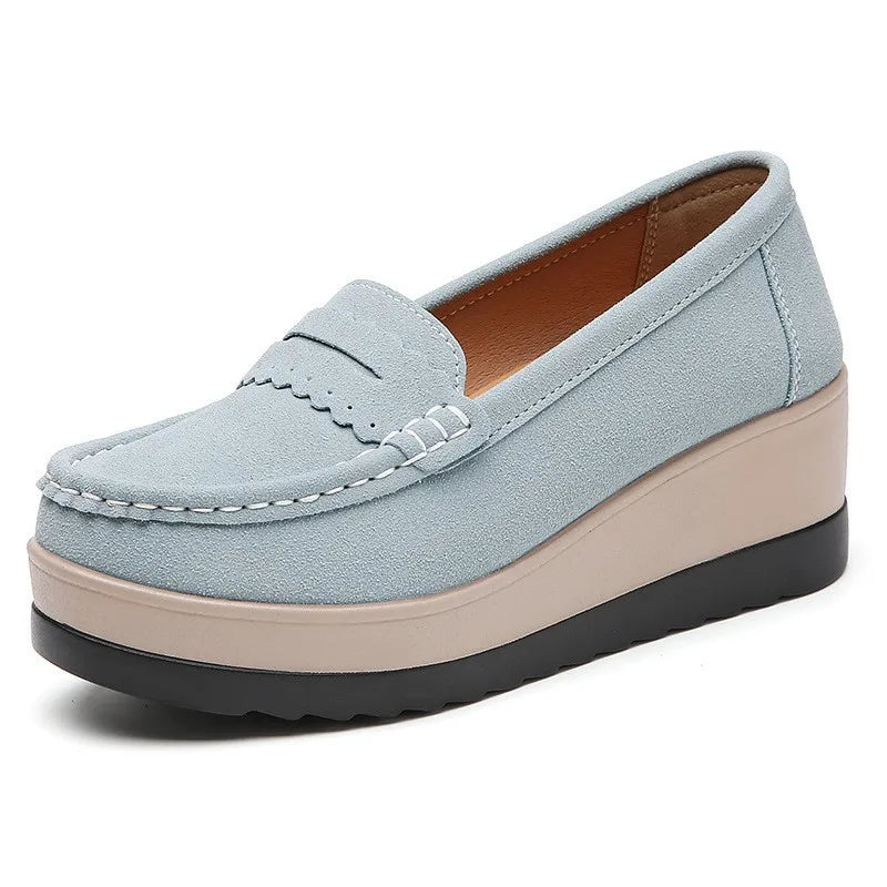 Women's Plus Size Wedge Loafers