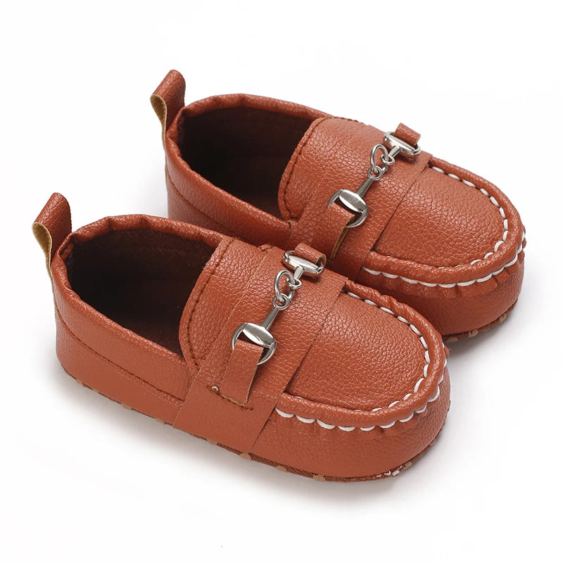 Baby Soft Bottom PU Bean Shoes