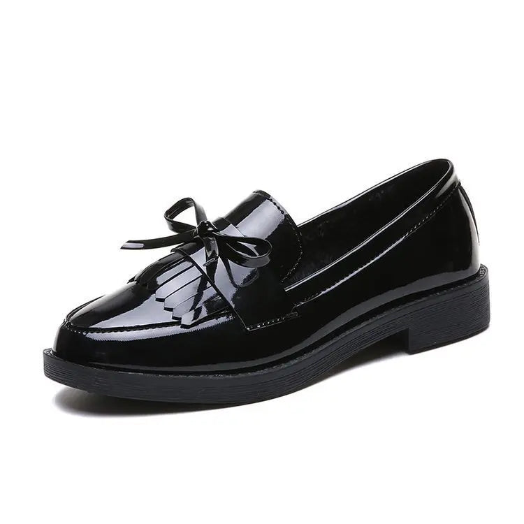 Women's Butterfly Knot Tassel Loafers