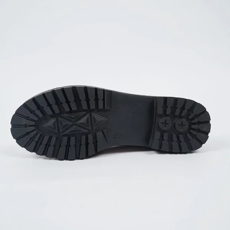 Women's British Style Thick Heel Loafers