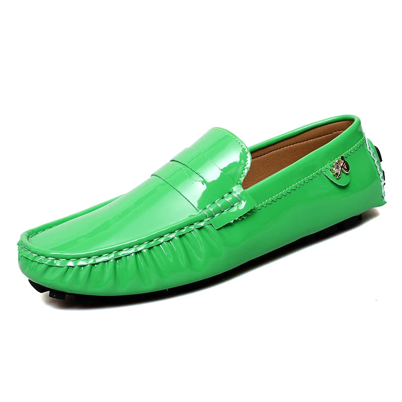 Women's Patent Leather Slip-On Loafers