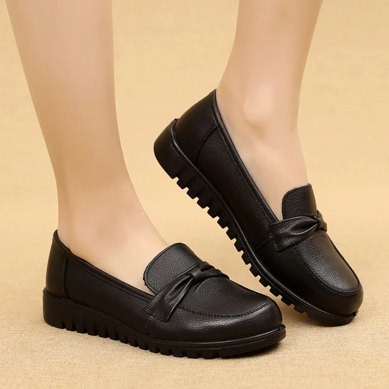 Women's Genuine Leather Comfort Loafers