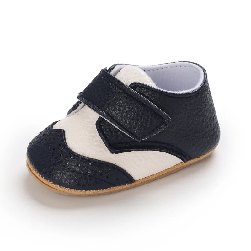 Baby Retro PU Leather First Walkers