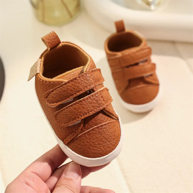 Baby Soft Soled PU Walking Shoes