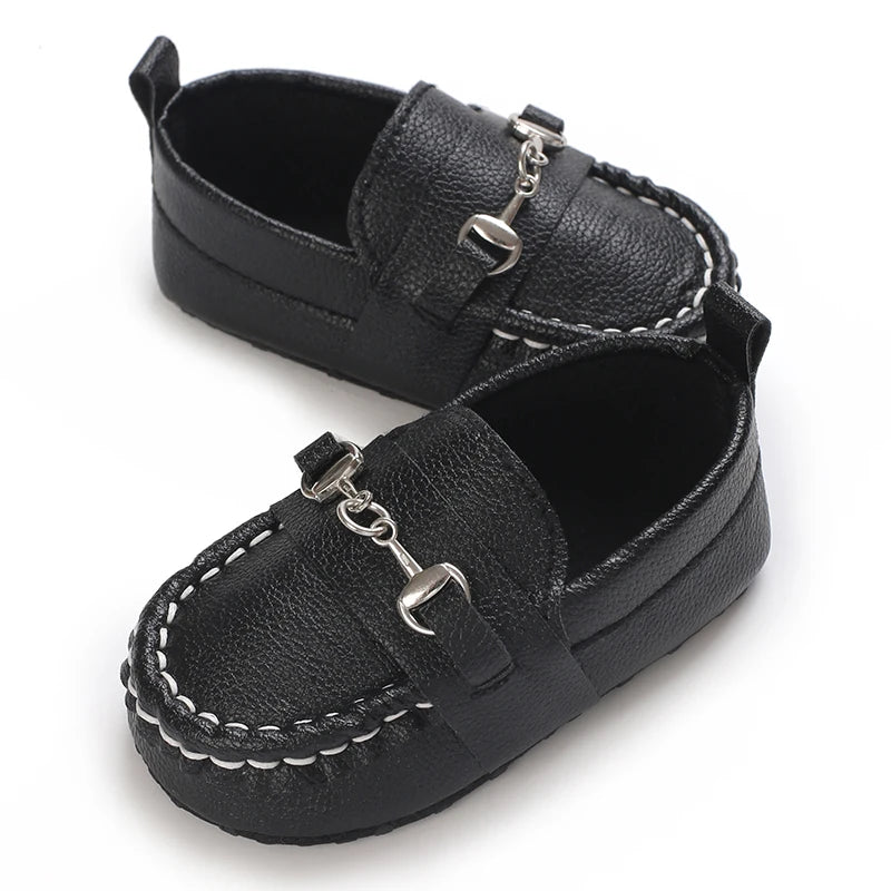 Baby Soft Bottom PU Bean Shoes