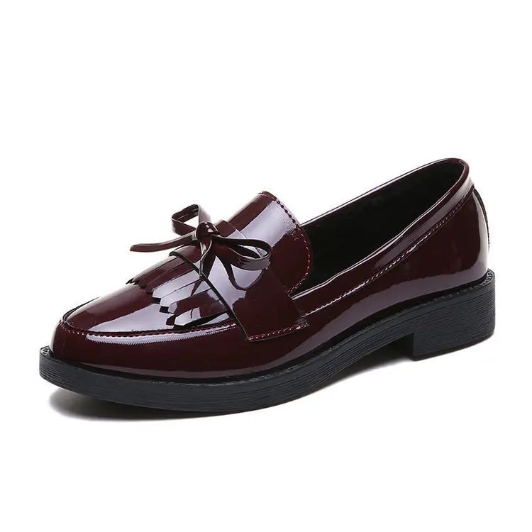 Women's Butterfly Knot Tassel Loafers